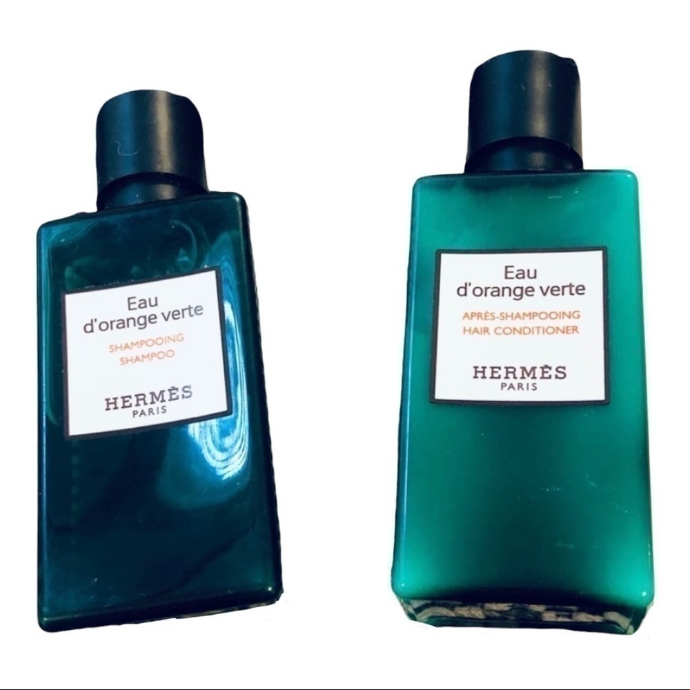 HERMÈS travel size hair shampoo & conditioner set